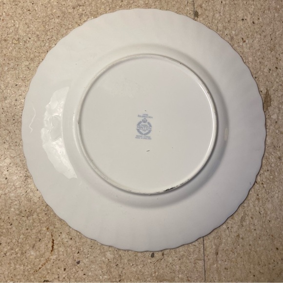 Belbrachen Bone China Vintage Dinner Plate S696 by Minton and made in England - Picture 6 of 9